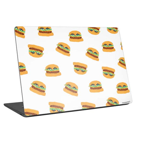 Bouffants and Broken Hearts Cute Burgers Universal Laptop 15in (12.2 x 8.8in) Skin